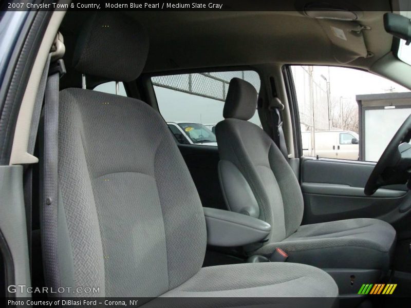 Modern Blue Pearl / Medium Slate Gray 2007 Chrysler Town & Country
