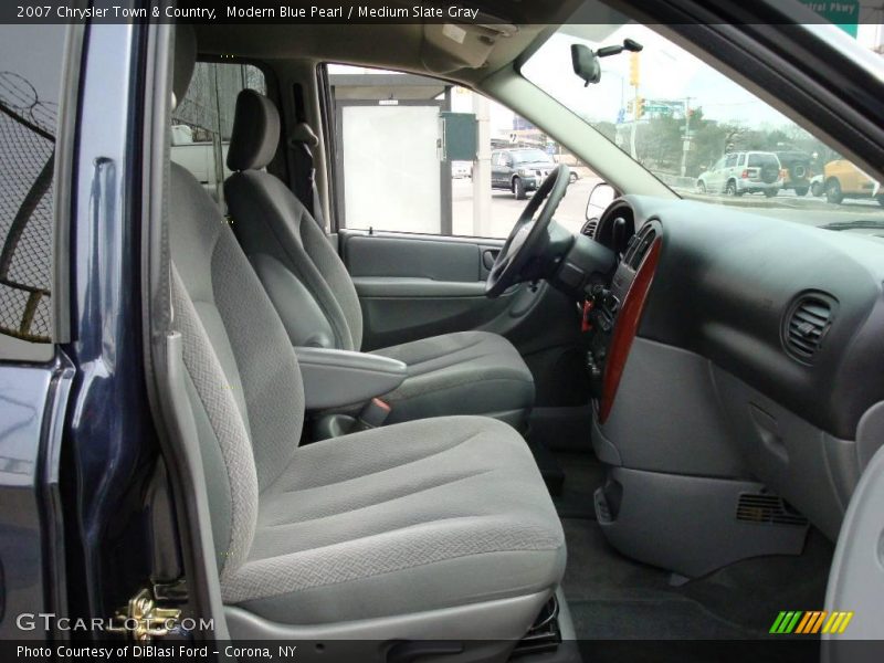 Modern Blue Pearl / Medium Slate Gray 2007 Chrysler Town & Country