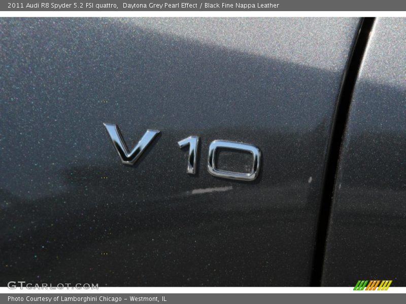  2011 R8 Spyder 5.2 FSI quattro Logo