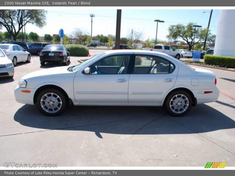 Icelandic Pearl / Blond 2000 Nissan Maxima GXE