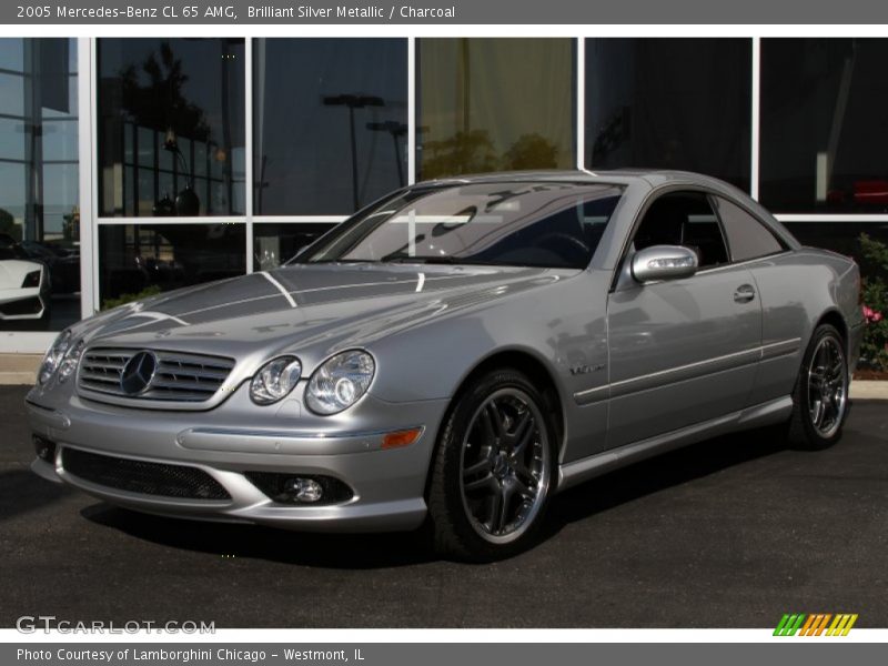 Brilliant Silver Metallic / Charcoal 2005 Mercedes-Benz CL 65 AMG