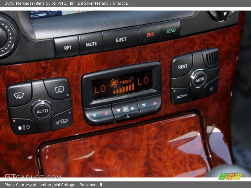 Controls of 2005 CL 65 AMG