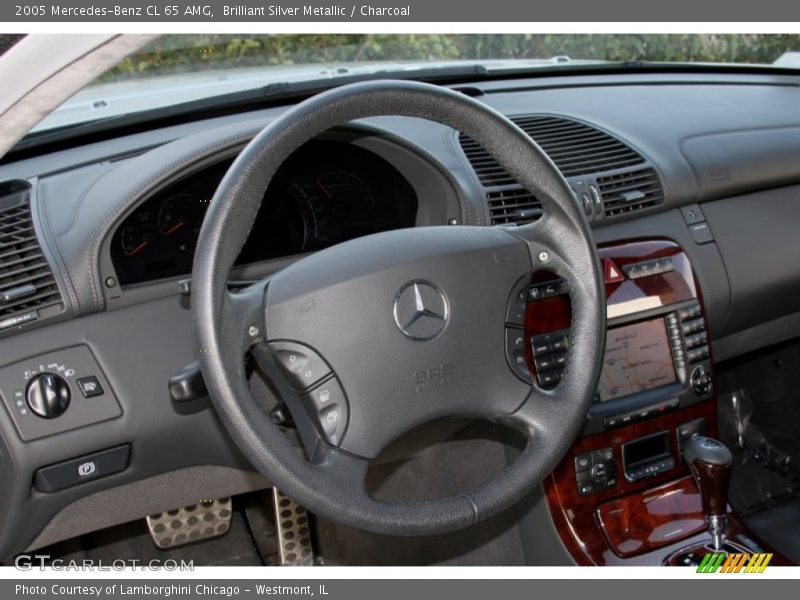 Brilliant Silver Metallic / Charcoal 2005 Mercedes-Benz CL 65 AMG