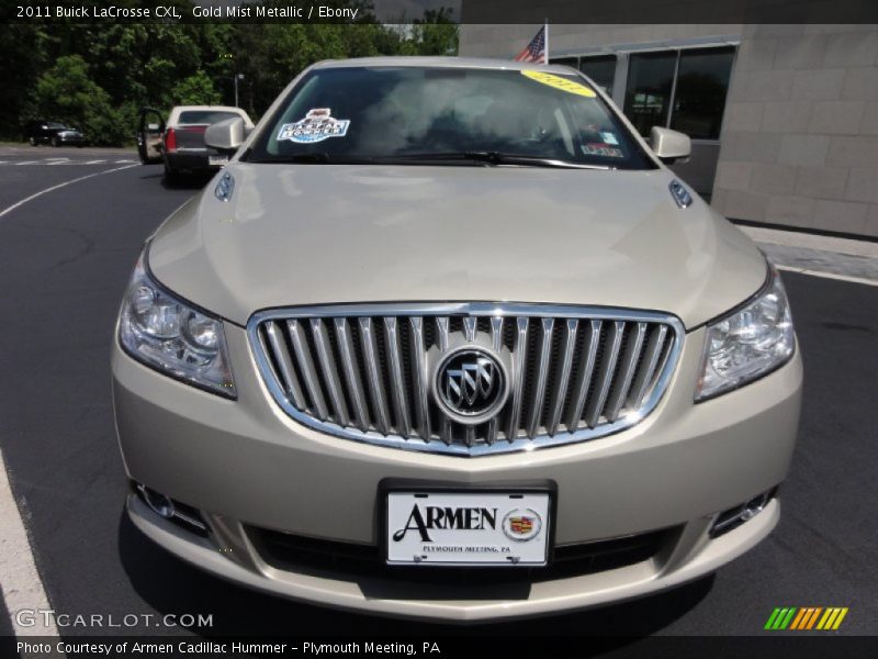 Gold Mist Metallic / Ebony 2011 Buick LaCrosse CXL