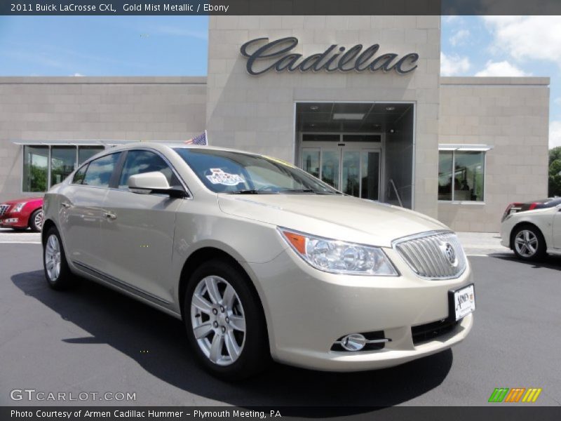 Gold Mist Metallic / Ebony 2011 Buick LaCrosse CXL