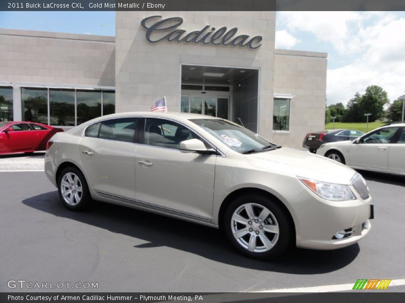 Gold Mist Metallic / Ebony 2011 Buick LaCrosse CXL