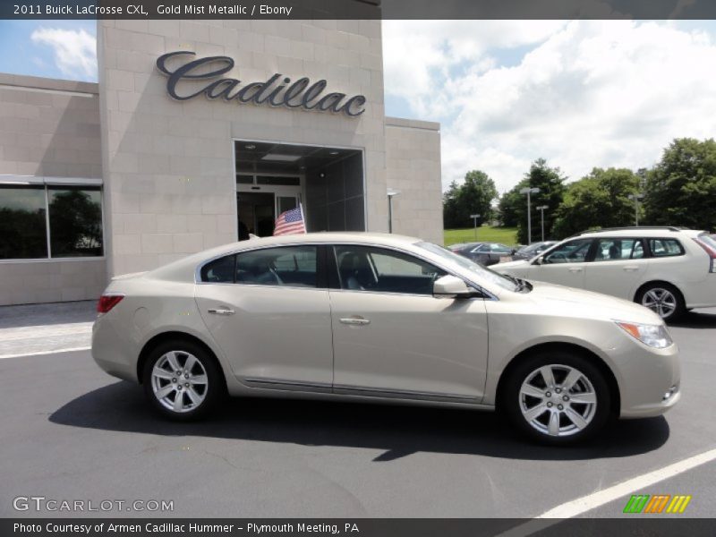 Gold Mist Metallic / Ebony 2011 Buick LaCrosse CXL