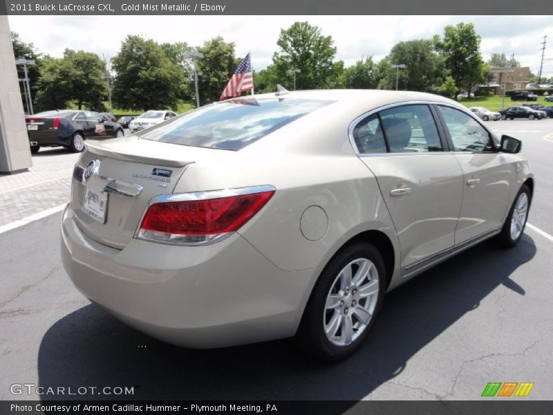 Gold Mist Metallic / Ebony 2011 Buick LaCrosse CXL