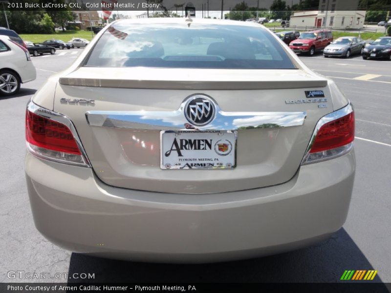 Gold Mist Metallic / Ebony 2011 Buick LaCrosse CXL