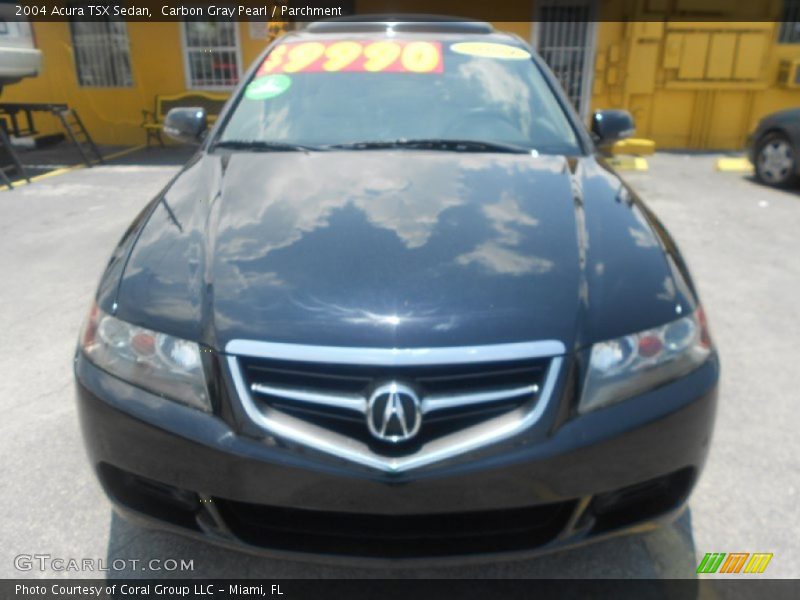 Carbon Gray Pearl / Parchment 2004 Acura TSX Sedan