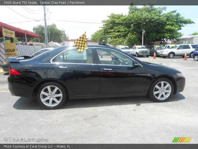 Carbon Gray Pearl / Parchment 2004 Acura TSX Sedan