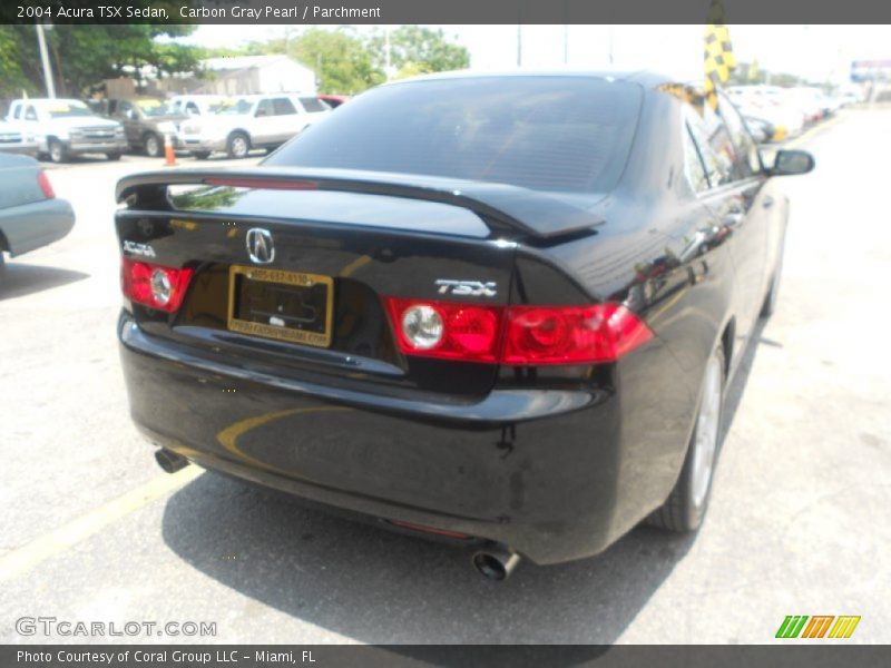 Carbon Gray Pearl / Parchment 2004 Acura TSX Sedan