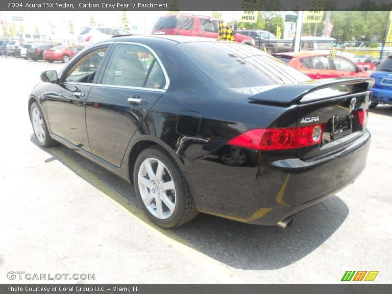 Carbon Gray Pearl / Parchment 2004 Acura TSX Sedan