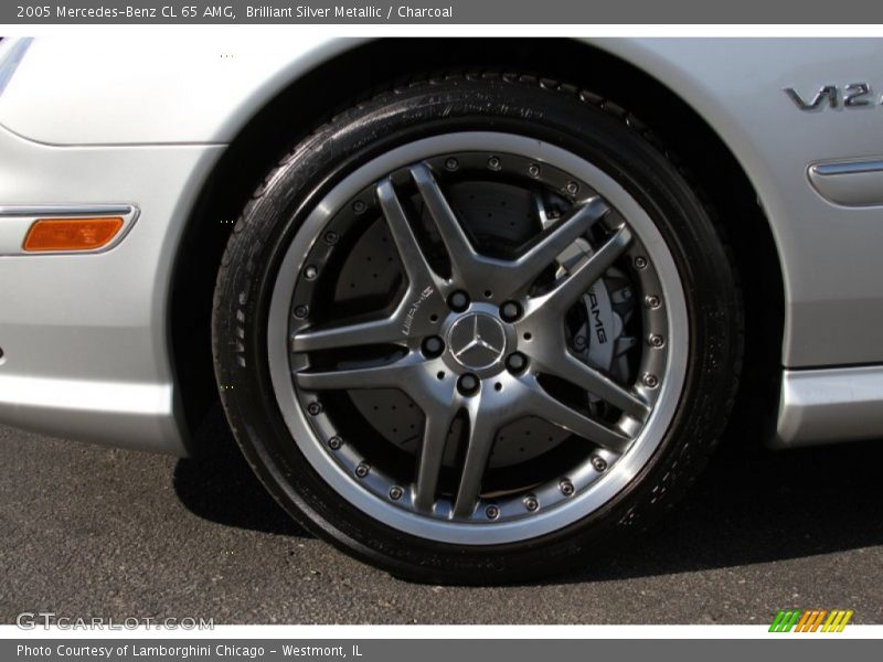 Brilliant Silver Metallic / Charcoal 2005 Mercedes-Benz CL 65 AMG