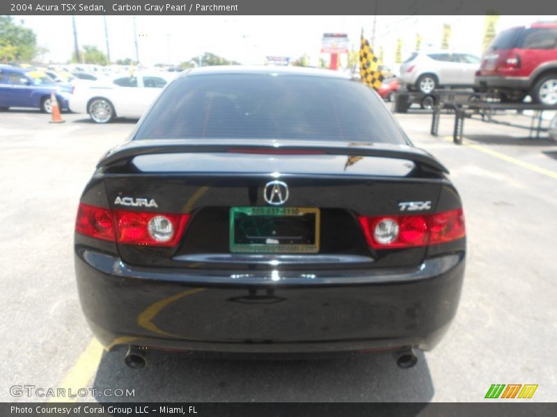 Carbon Gray Pearl / Parchment 2004 Acura TSX Sedan