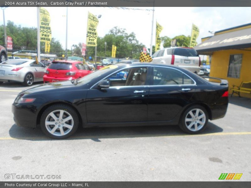 Carbon Gray Pearl / Parchment 2004 Acura TSX Sedan