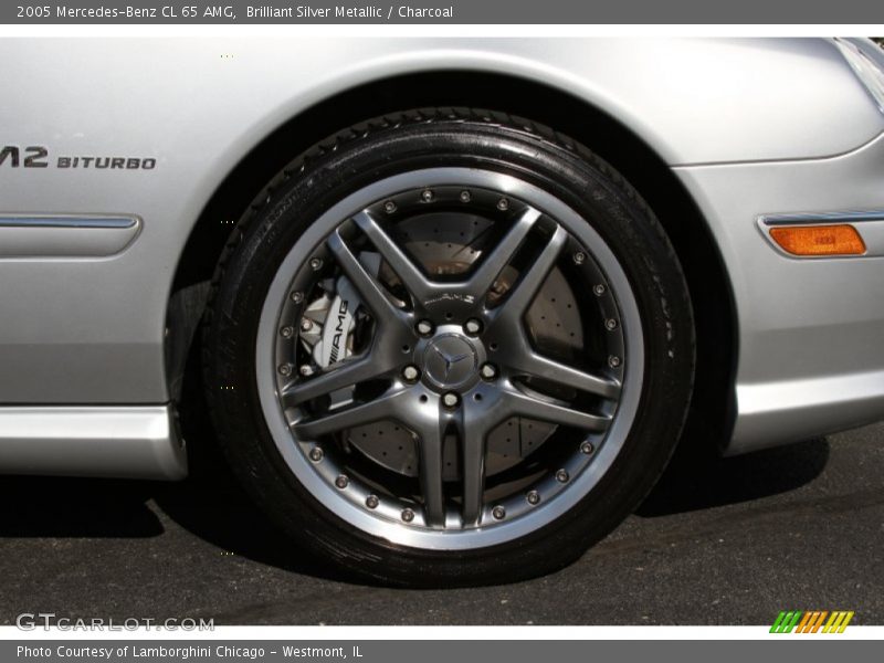 Brilliant Silver Metallic / Charcoal 2005 Mercedes-Benz CL 65 AMG