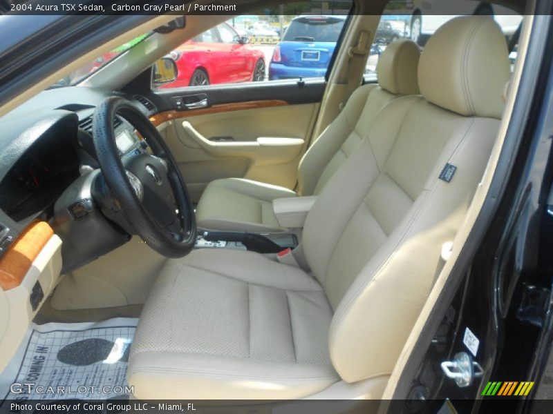 Carbon Gray Pearl / Parchment 2004 Acura TSX Sedan