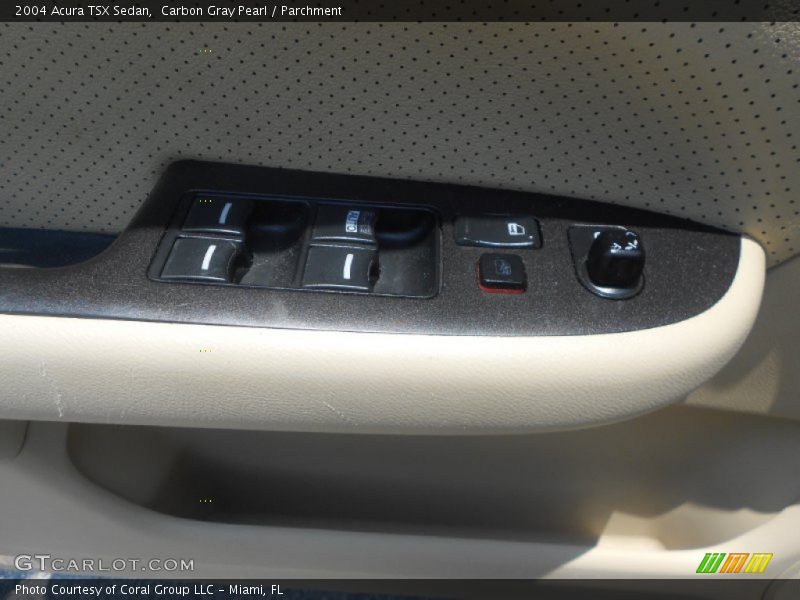 Carbon Gray Pearl / Parchment 2004 Acura TSX Sedan