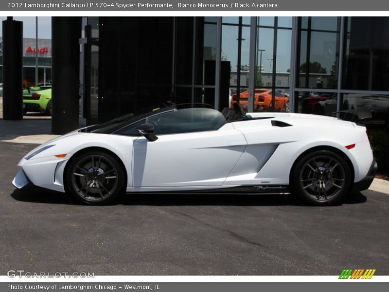  2012 Gallardo LP 570-4 Spyder Performante Bianco Monocerus