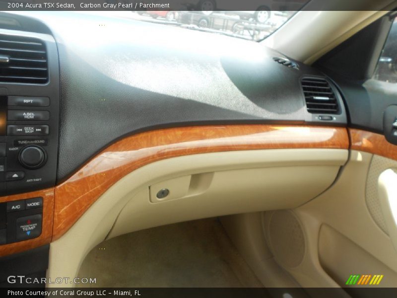 Carbon Gray Pearl / Parchment 2004 Acura TSX Sedan