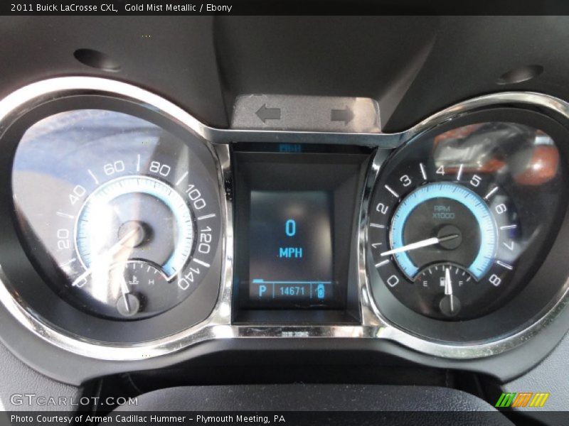 Gold Mist Metallic / Ebony 2011 Buick LaCrosse CXL