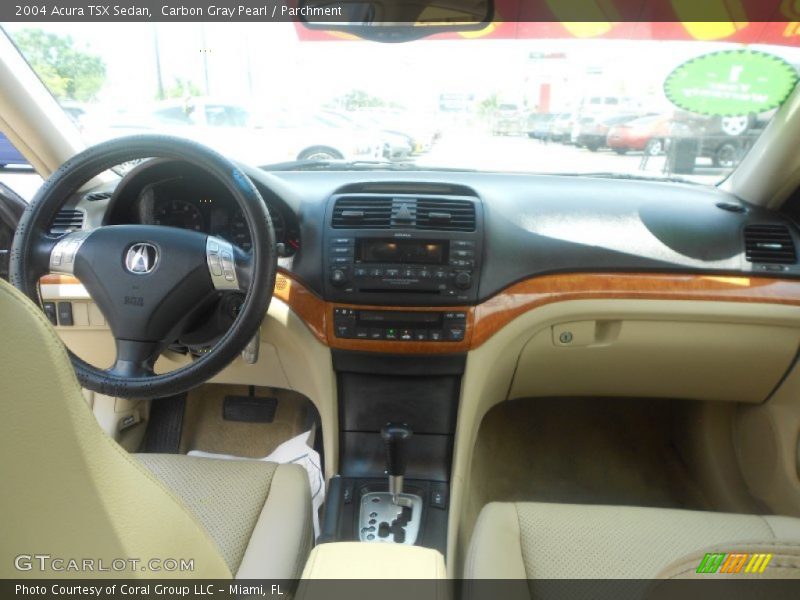 Carbon Gray Pearl / Parchment 2004 Acura TSX Sedan