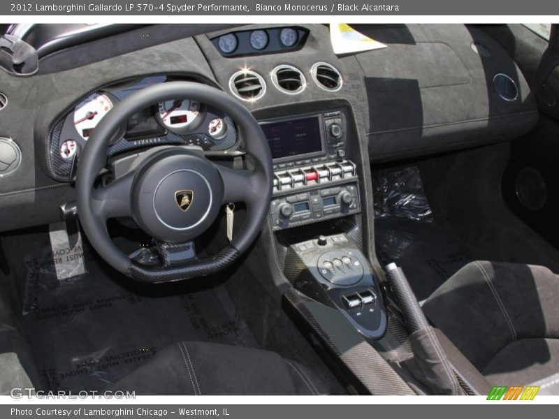 Dashboard of 2012 Gallardo LP 570-4 Spyder Performante