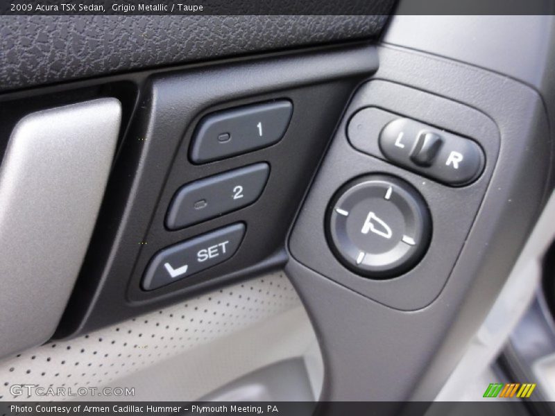 Grigio Metallic / Taupe 2009 Acura TSX Sedan