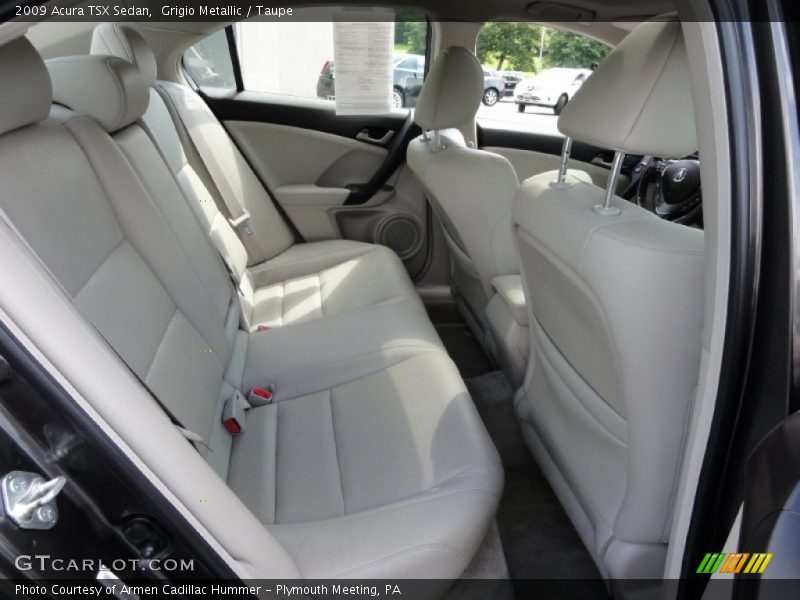 Grigio Metallic / Taupe 2009 Acura TSX Sedan
