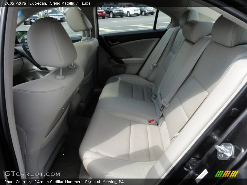 Grigio Metallic / Taupe 2009 Acura TSX Sedan