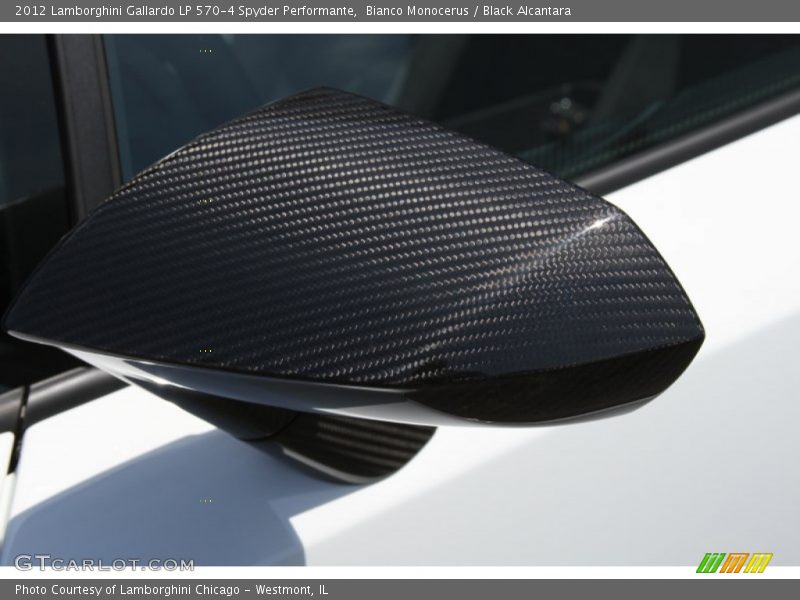 Carbon sideview mirror - 2012 Lamborghini Gallardo LP 570-4 Spyder Performante