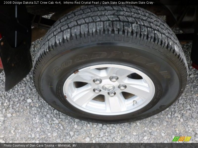 Inferno Red Crystal Pearl / Dark Slate Gray/Medium Slate Gray 2008 Dodge Dakota SLT Crew Cab 4x4
