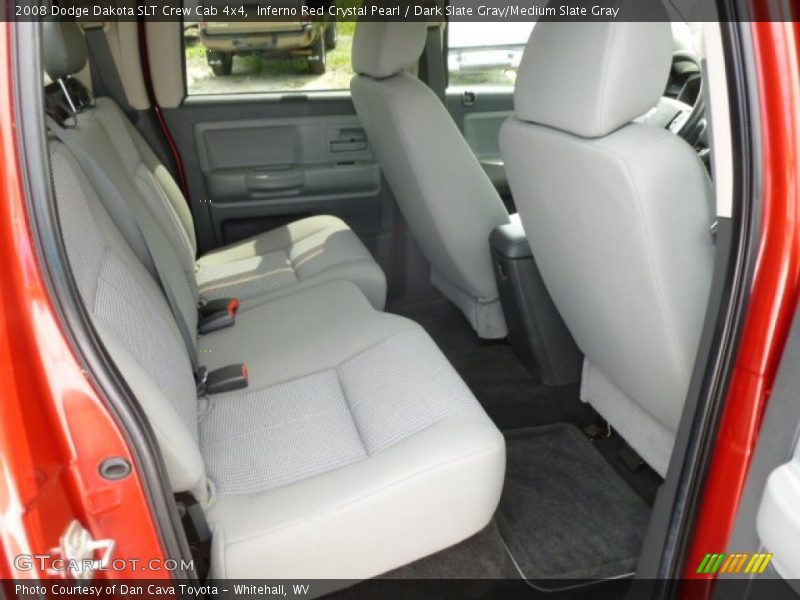 Inferno Red Crystal Pearl / Dark Slate Gray/Medium Slate Gray 2008 Dodge Dakota SLT Crew Cab 4x4