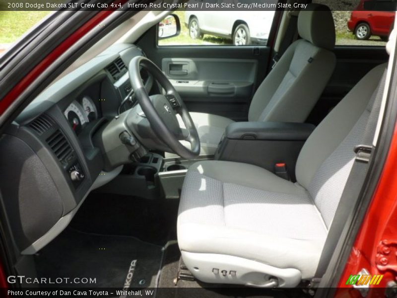 Inferno Red Crystal Pearl / Dark Slate Gray/Medium Slate Gray 2008 Dodge Dakota SLT Crew Cab 4x4