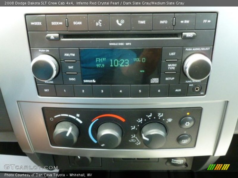 Inferno Red Crystal Pearl / Dark Slate Gray/Medium Slate Gray 2008 Dodge Dakota SLT Crew Cab 4x4