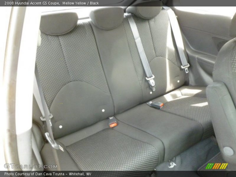 Rear Seat of 2008 Accent GS Coupe