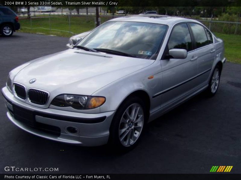 Titanium Silver Metallic / Grey 2004 BMW 3 Series 330xi Sedan