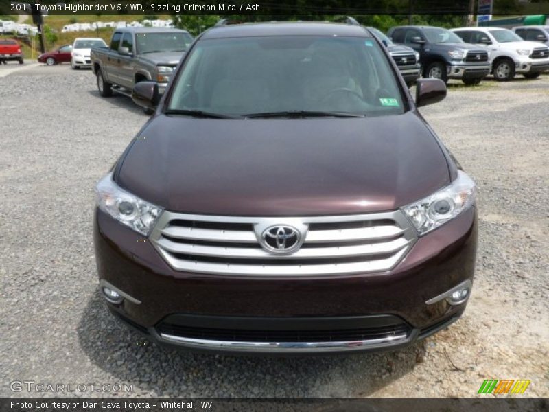 Sizzling Crimson Mica / Ash 2011 Toyota Highlander V6 4WD