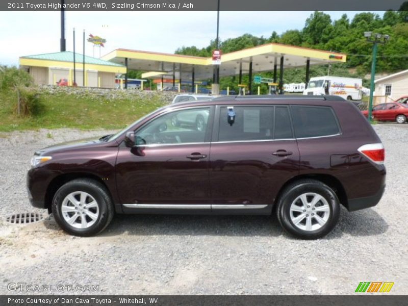 Sizzling Crimson Mica / Ash 2011 Toyota Highlander V6 4WD