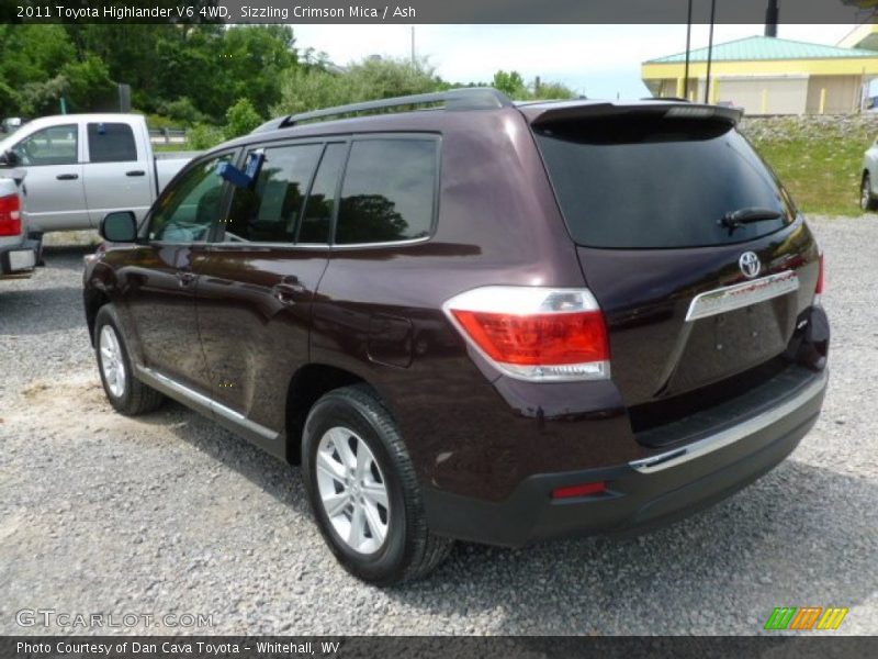Sizzling Crimson Mica / Ash 2011 Toyota Highlander V6 4WD