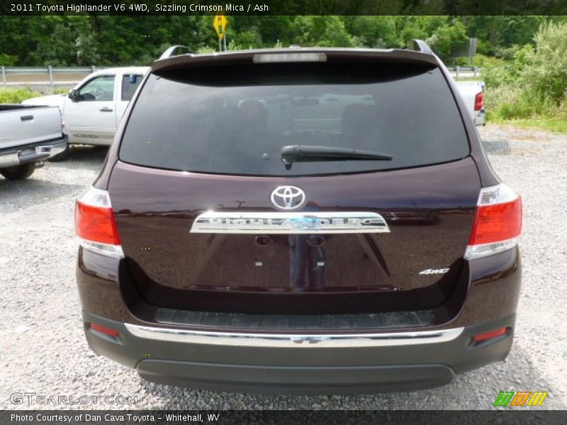Sizzling Crimson Mica / Ash 2011 Toyota Highlander V6 4WD