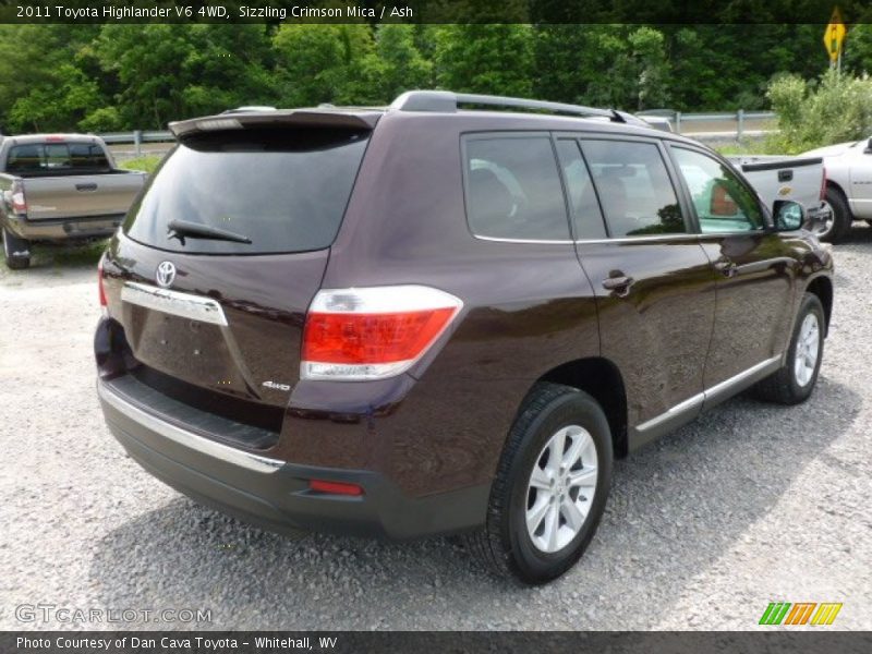Sizzling Crimson Mica / Ash 2011 Toyota Highlander V6 4WD