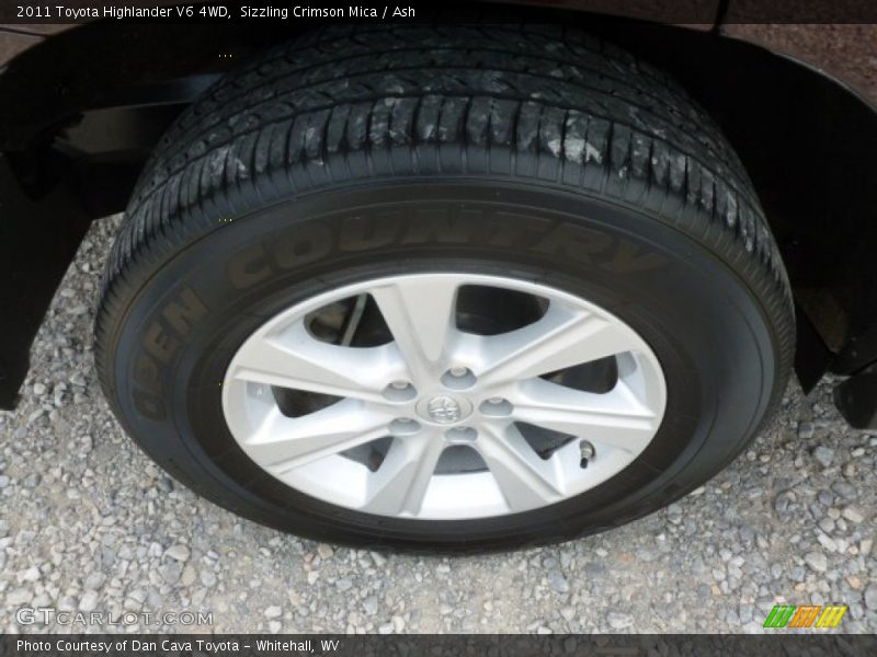 Sizzling Crimson Mica / Ash 2011 Toyota Highlander V6 4WD