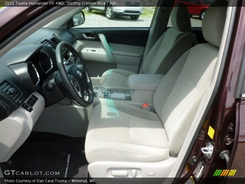 Sizzling Crimson Mica / Ash 2011 Toyota Highlander V6 4WD