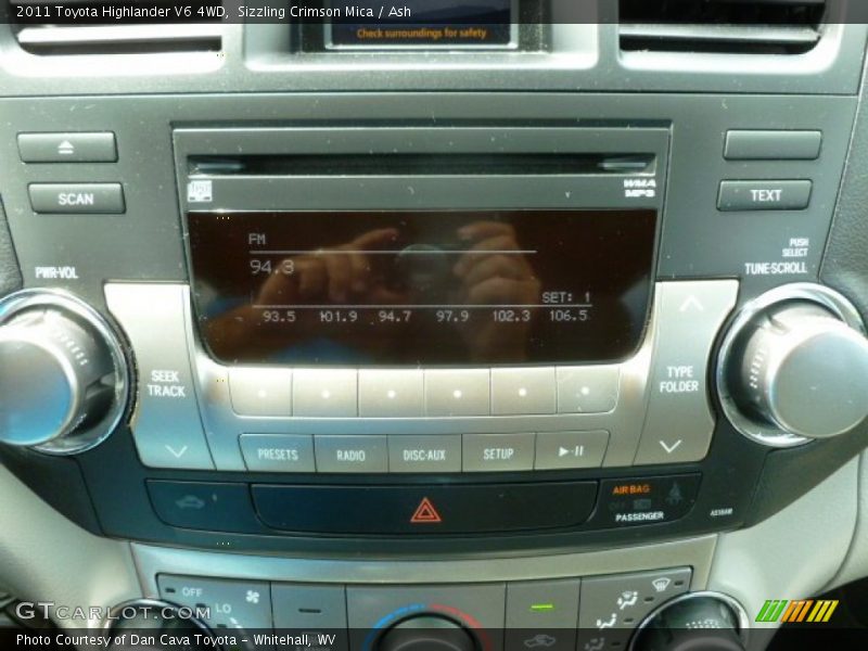 Sizzling Crimson Mica / Ash 2011 Toyota Highlander V6 4WD