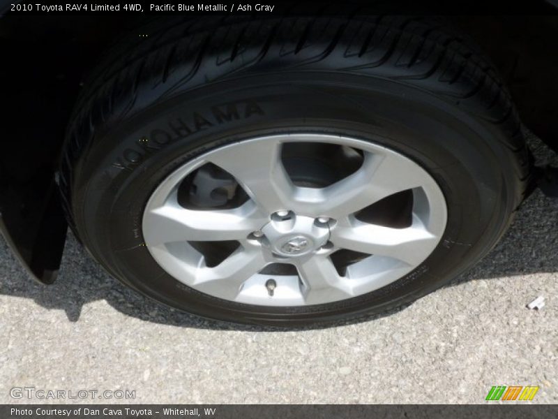 Pacific Blue Metallic / Ash Gray 2010 Toyota RAV4 Limited 4WD