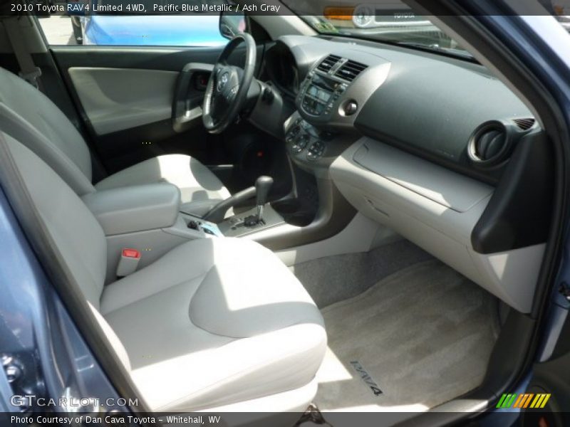 Pacific Blue Metallic / Ash Gray 2010 Toyota RAV4 Limited 4WD