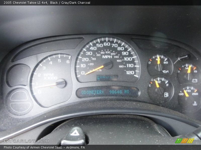 Black / Gray/Dark Charcoal 2005 Chevrolet Tahoe LS 4x4