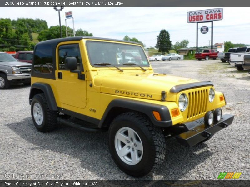 Solar Yellow / Dark Slate Gray 2006 Jeep Wrangler Rubicon 4x4